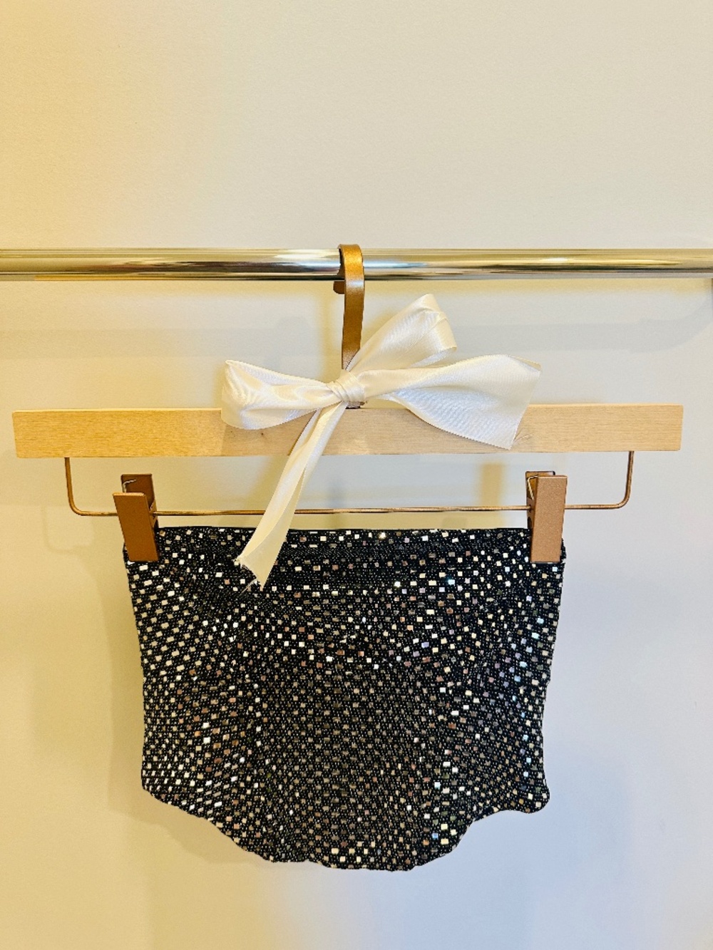 Black Sequin Corset Crop Top | NWT | Party & Going Out